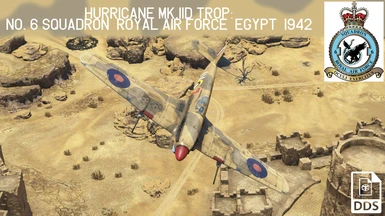 Hurricane Mk. IId Trop 6 Squadron Royal Air Force