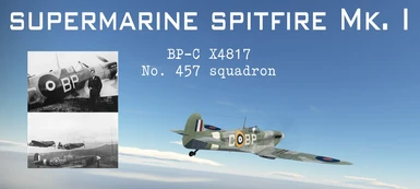 4K historical skin - Spitfire Mk 1