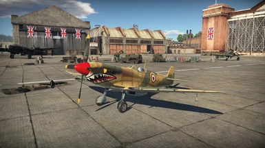 Hanger Shot Spitfire Mk IX