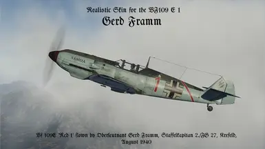 Gerd Framm BF109 E-1