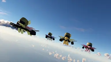 Flying Friends - Little Ponies in the Sky - April Fools 2013 Revived