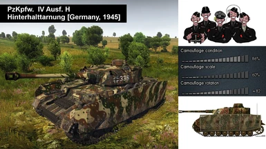 Hinterhalttarnung Panzer IV H