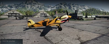 P-40E-1 Kittyhawk Tiger markings and Sharkmouth