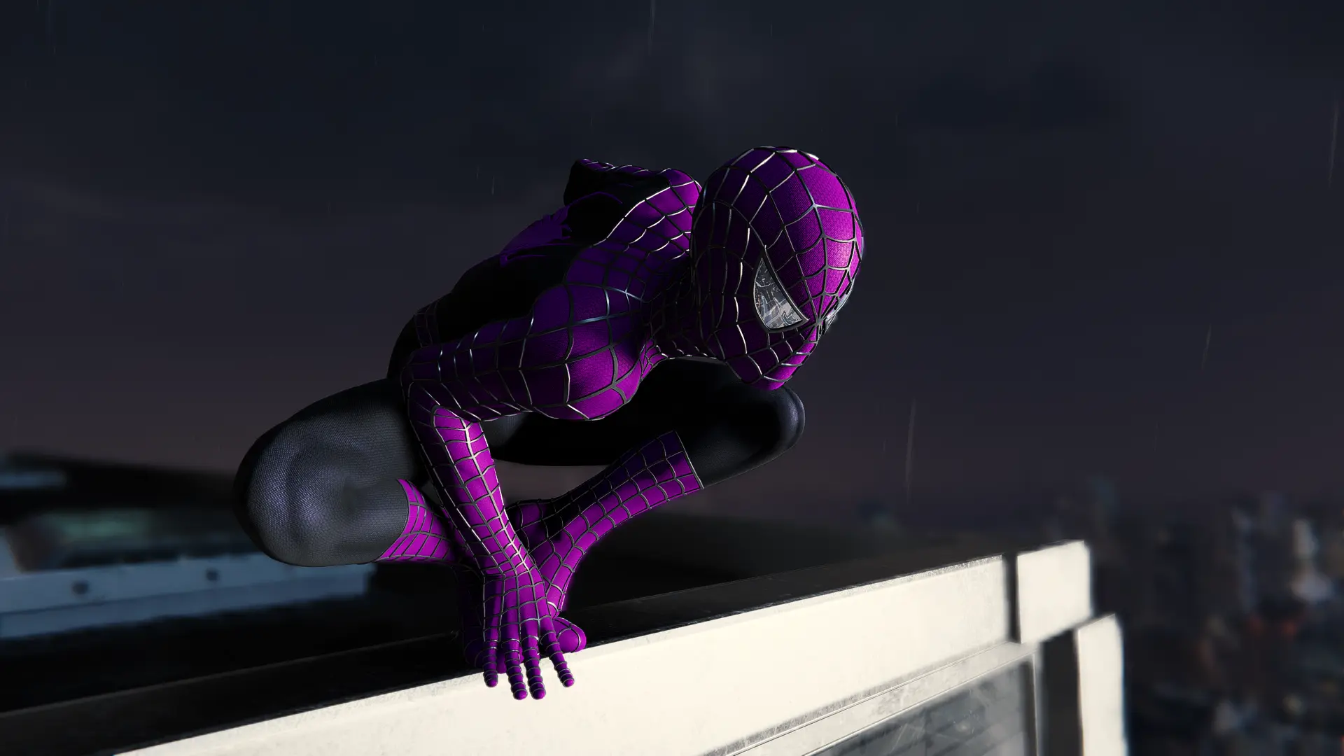 Purple Webbed Suit at Marvel’s Spider-Man Remastered Nexus - Mods and ...