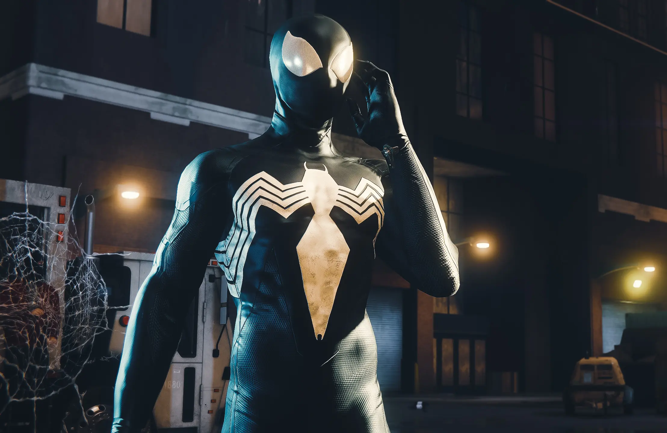 Black Suit Spidey at Marvel’s Spider-Man Remastered Nexus - Mods and ...