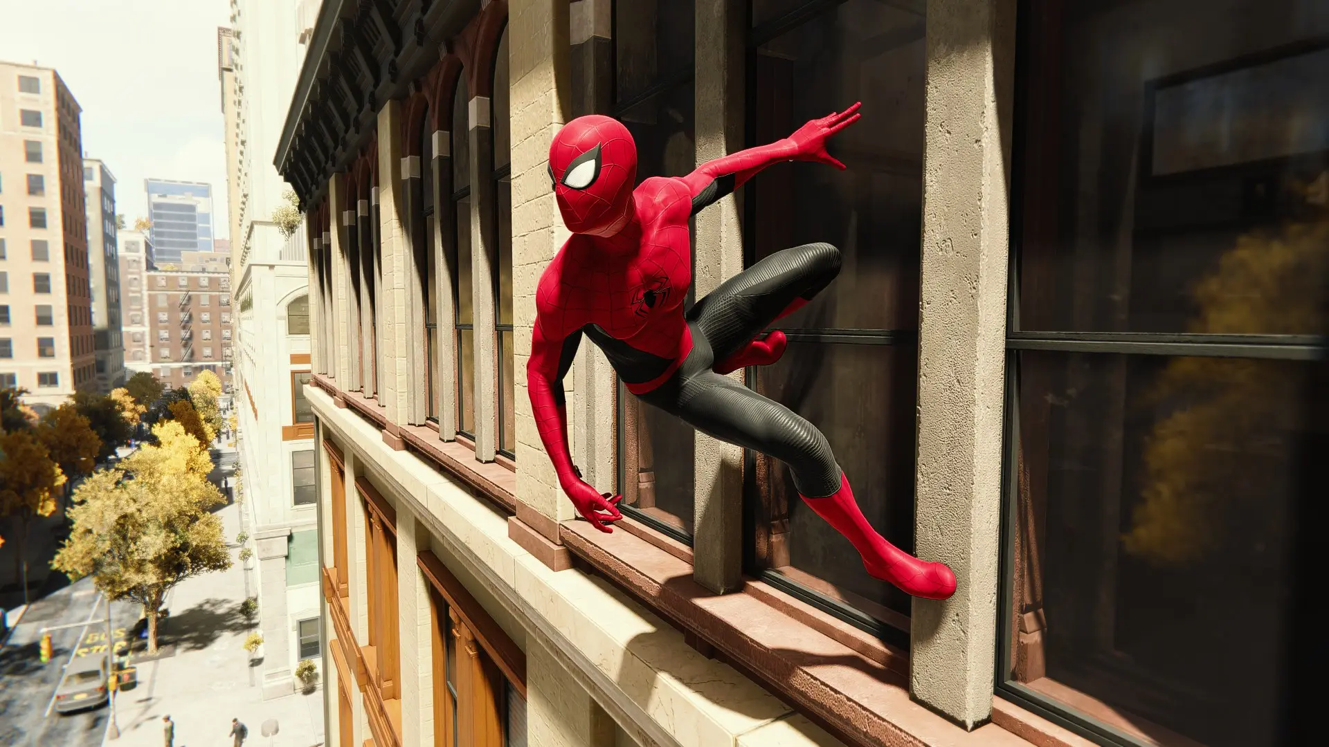 Classic Suit Recolor (Red and Black) at Marvel’s Spider-Man Remastered ...