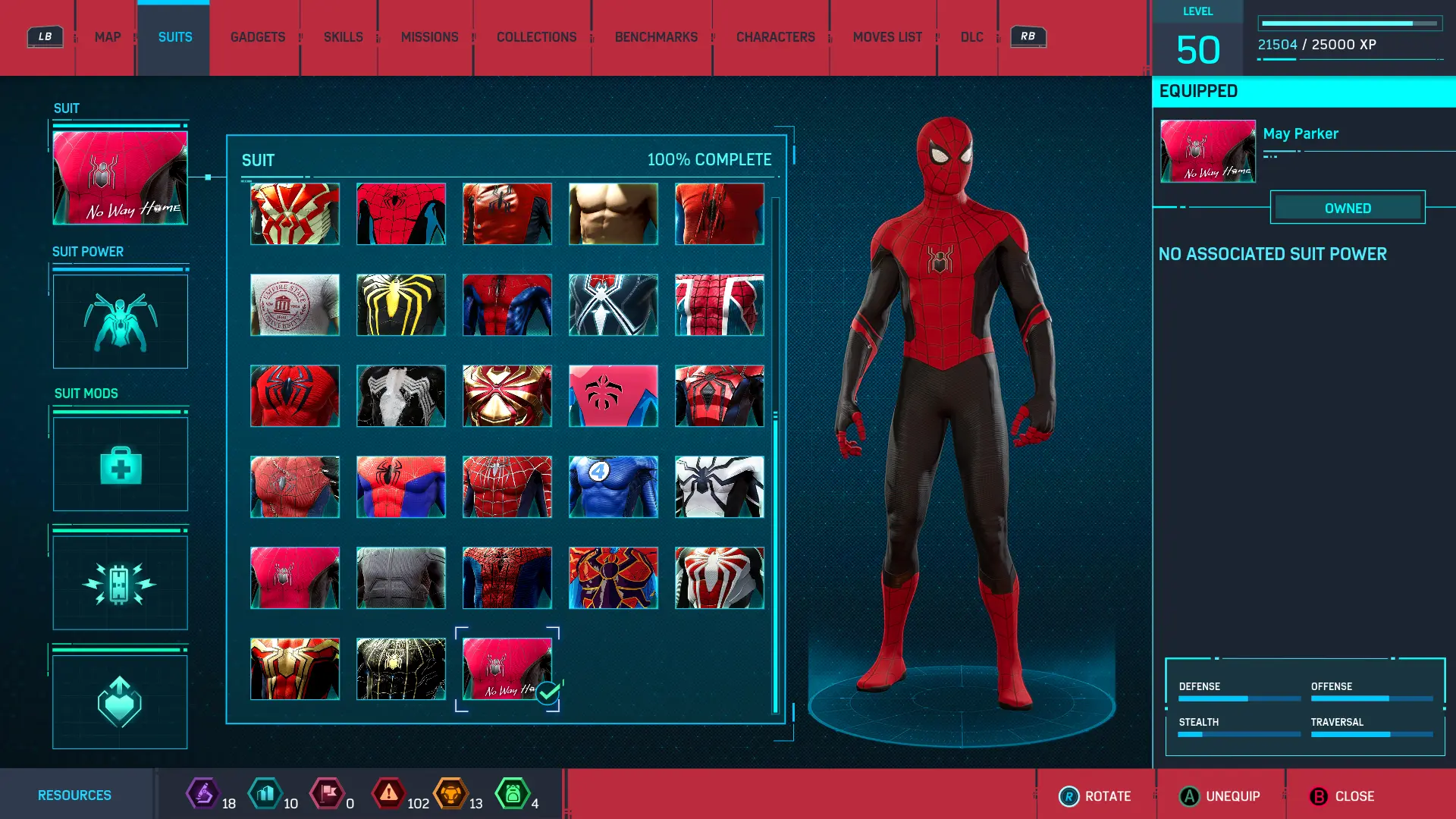 Adding Suits to New Slots Tool at Marvel’s Spider-Man Remastered Nexus ...