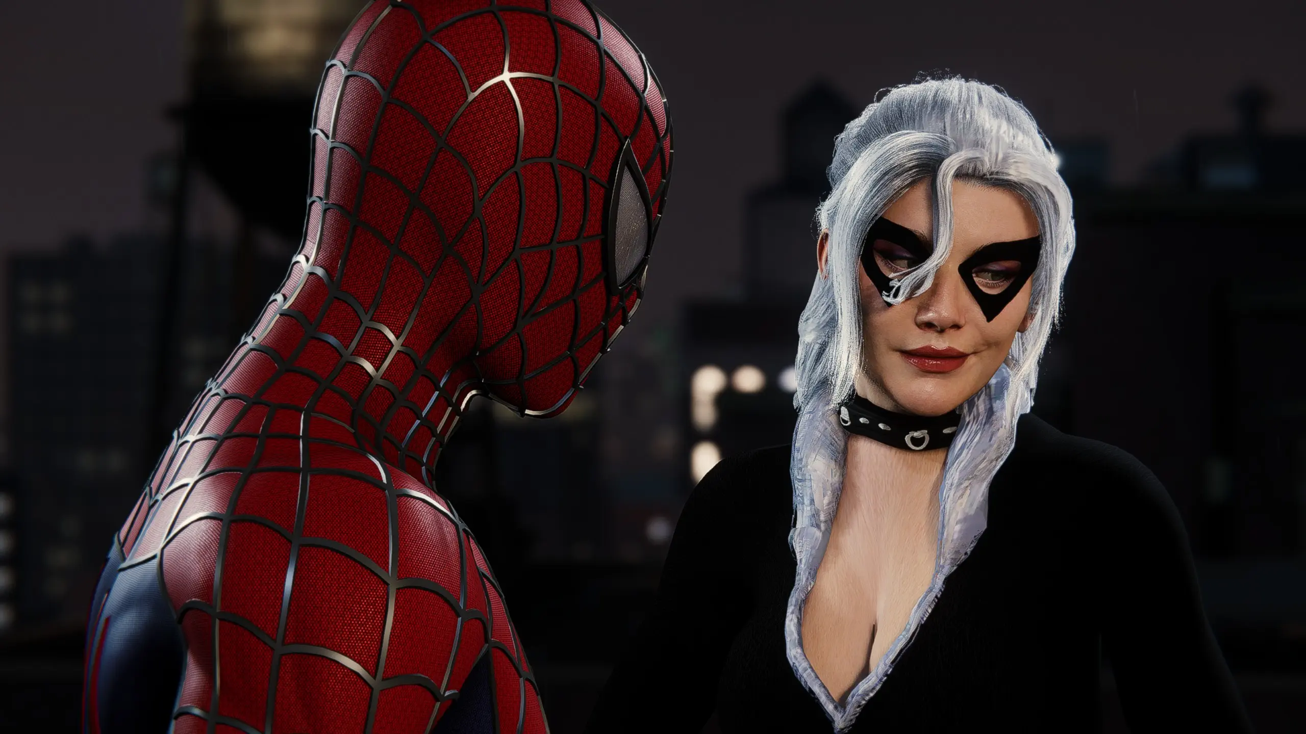 Black Cat From The 2004 Raimi Spider Man 2 Game At Marvel’s Spider Man Remastered Nexus Mods