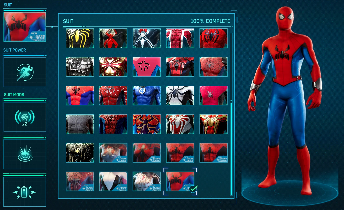 MCU Spider-Man (Avengers Campus Suit) Minecraft Skin