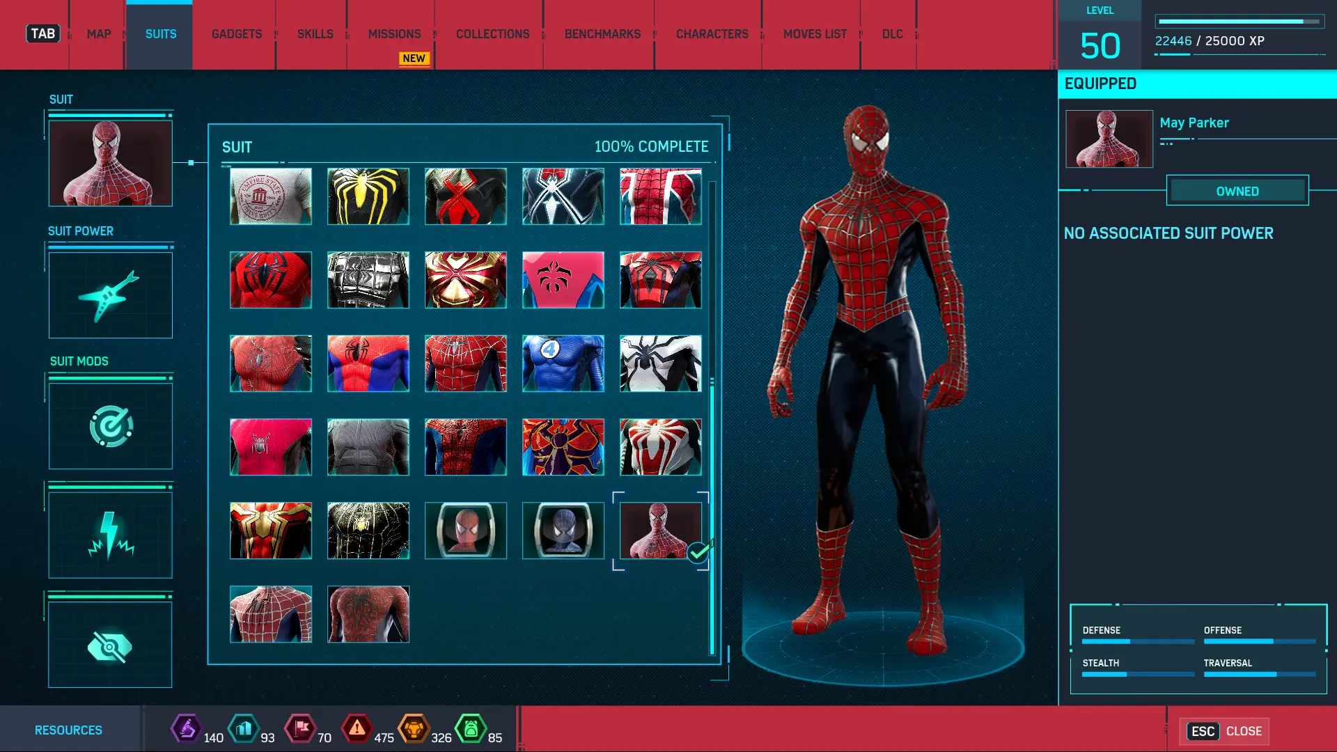 Spider-Man 3 Game Suit (New Suit Slot) at Marvel’s Spider-Man ...