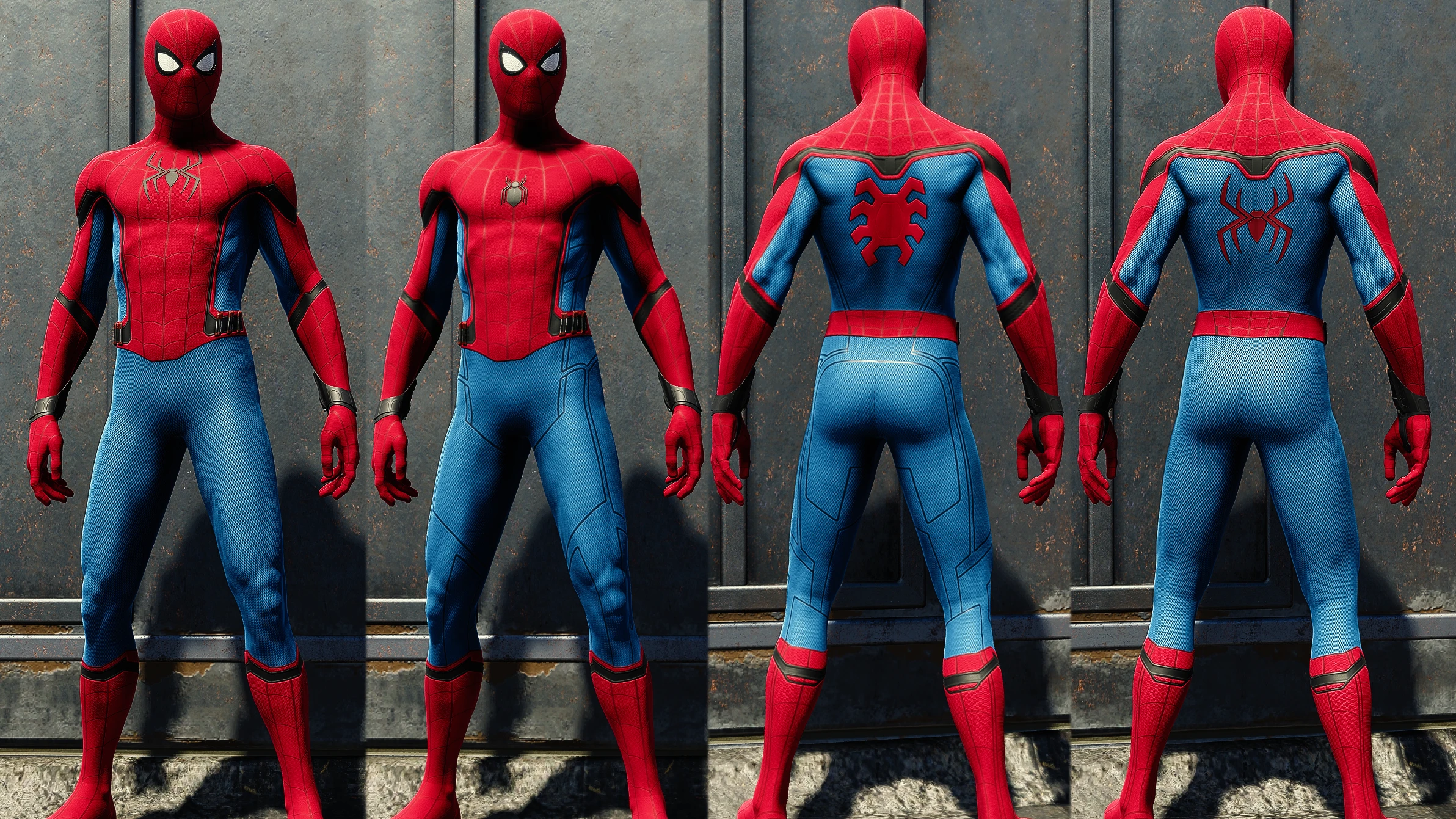 Stark Suit Spiderman Marvel Hooded Blanket - Anime Ape
