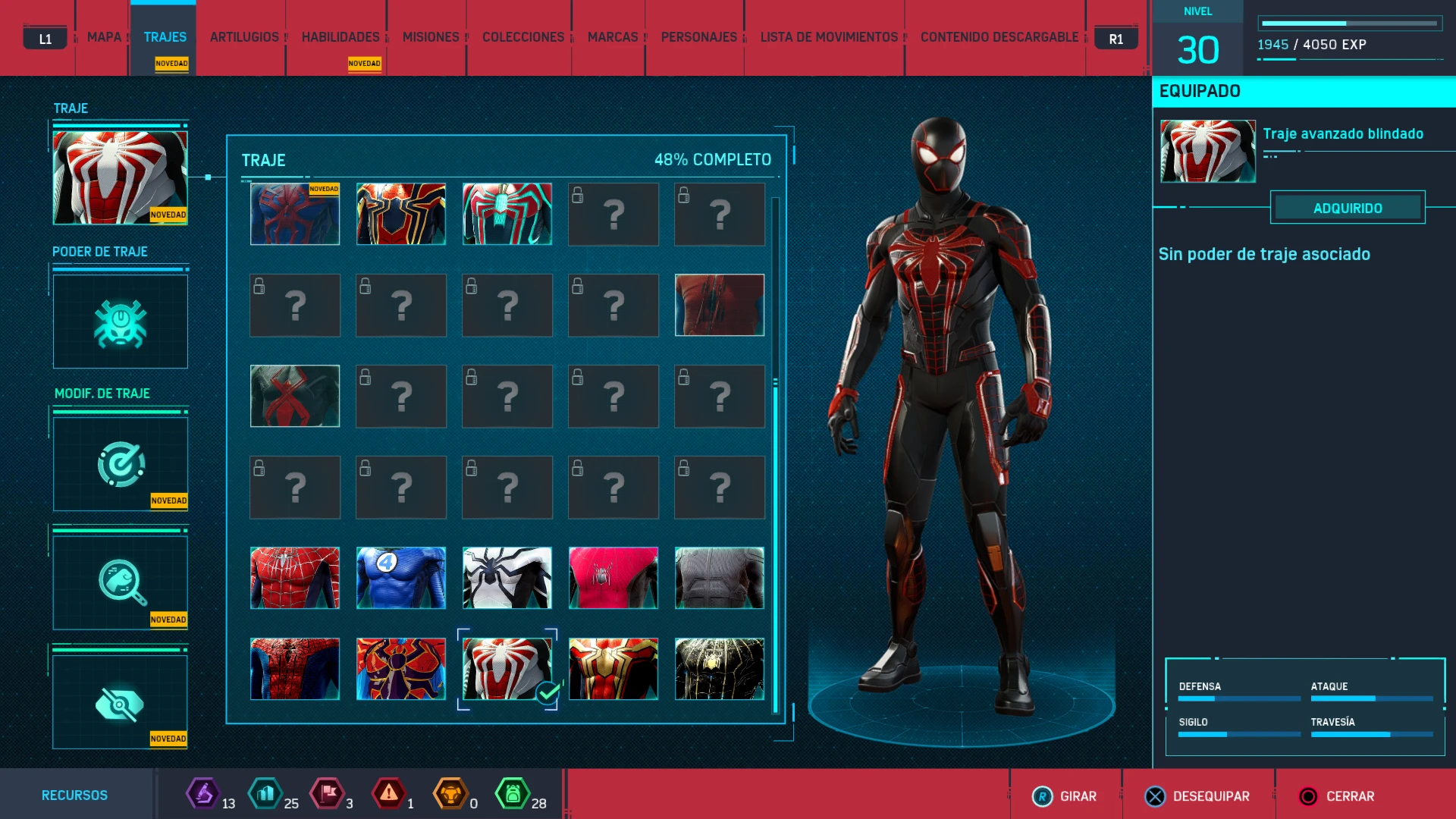 Miles Morales Style for Armored Advanced Suit (2 Versions) at Marvel’s ...