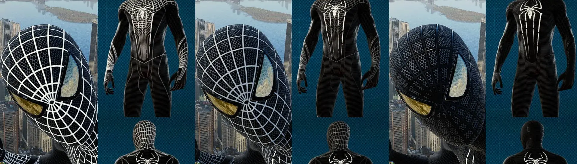 Silver lenses and black trim for TASM suit - Spider-Man Remastered Mods -  CurseForge