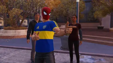 El Vecino Piola Spider-Man (Boca Juniors ESU T-shirt Replacer) at Marvel's  Spider-Man Remastered Nexus - Mods and community