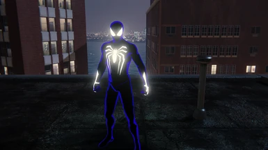 Animated Symbiote(White Spider logo 2 versions) at Marvel’s Spider-Man ...