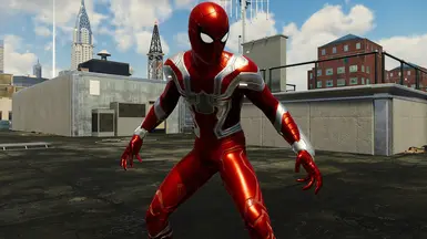 Scarlet Spider Recolor at Marvel's Spider-Man Remastered Nexus