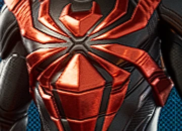Black and Red Iron Spider Icon