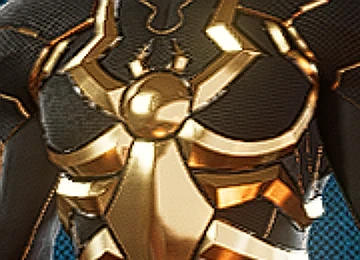 Gold Black Carbon Armored Arachnid Icon