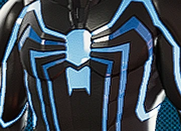 Velocity Tron blue Suit Icon