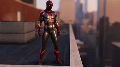 Scarlet Spider Recolor at Marvel's Spider-Man Remastered Nexus