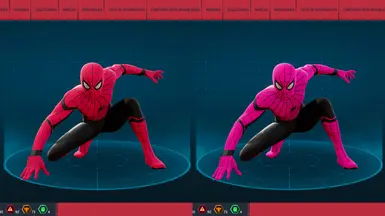 Miles Morales Pink Style for Stark Suit 2 Versions at Marvel’s Spider ...