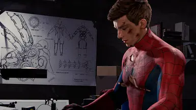 Battle Damaged Into The Spider-verse at Marvel's Spider-Man Remastered Nexus  - Mods and community