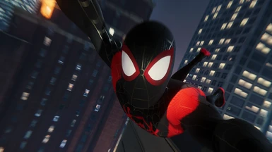 Miles Morales Into the Spider-verse suit