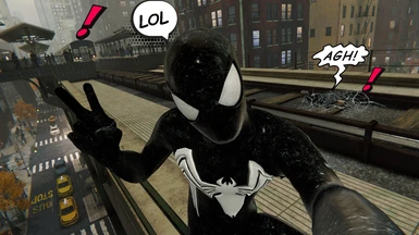 [Spider-Man 3 Black suit theme intensifies]