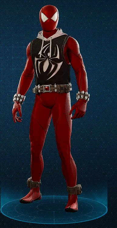 Scarlet Spider Recolor at Marvel's Spider-Man Remastered Nexus