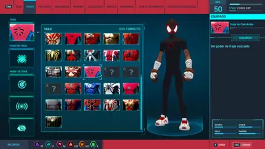 Miles Morales Complet Black Mangaverse Spider Clan Suit