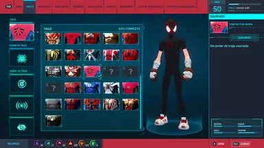 Miles Morales Complet Black Style in Mangaverse Spider Clan Suit