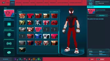 Miles Morales Black Red Style in Mangaverse Spider Clan Suit