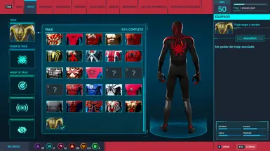 Miles Morales Red Black Uptown Pride Suit
