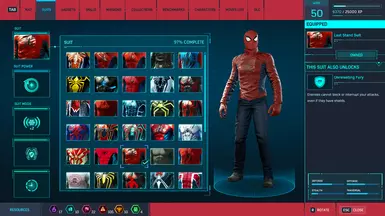 Darker Red Mask + Darker Red &amp; Blue Jacket + Darker Red &amp; Blue Gloves + Blue Jeans + Cleaner Shoes