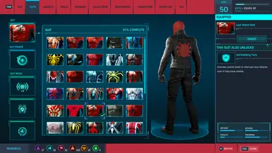 Last Stand Suit Retexture (customizable) At Marvel’s Spider-man 