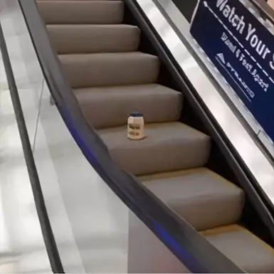 Mayonnaise on an escalator menu music replacer