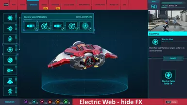 Electric Web - hide FX