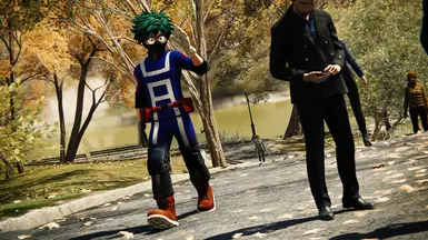 Izuku Midoriya Suit Replacement Mod