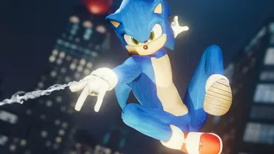 Adapted Movie Sonic Suit