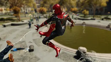 Scarlet Spider Recolor at Marvel's Spider-Man Remastered Nexus