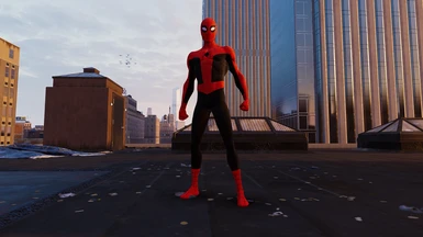 SPIDER-MAN (PC) Photoreal Amazing Fantasy 15 Suit Mod Gameplay 