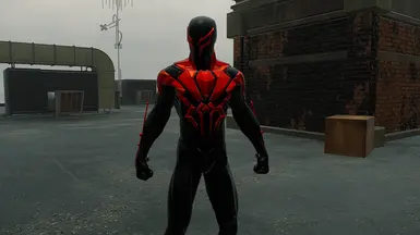 Void Black 2099 white Suit