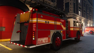 Decal Swapped FDNY Firetruck
