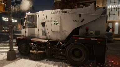 NYC Sanitation Street Sweeper