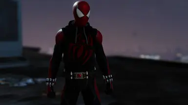 Scarlet Spider Recolor at Marvel's Spider-Man Remastered Nexus