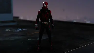 Scarlet Spider Recolor at Marvel's Spider-Man Remastered Nexus