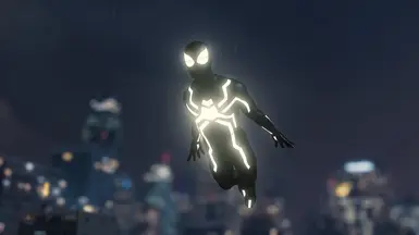 White Glow Big Time Stealth Suit at Marvel’s Spider-Man Remastered ...