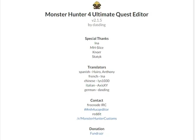 Dasding's 4U Quest Editor