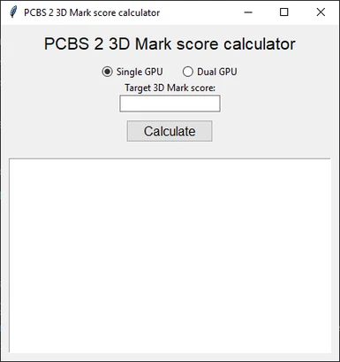 PCBS2 Build Calculator