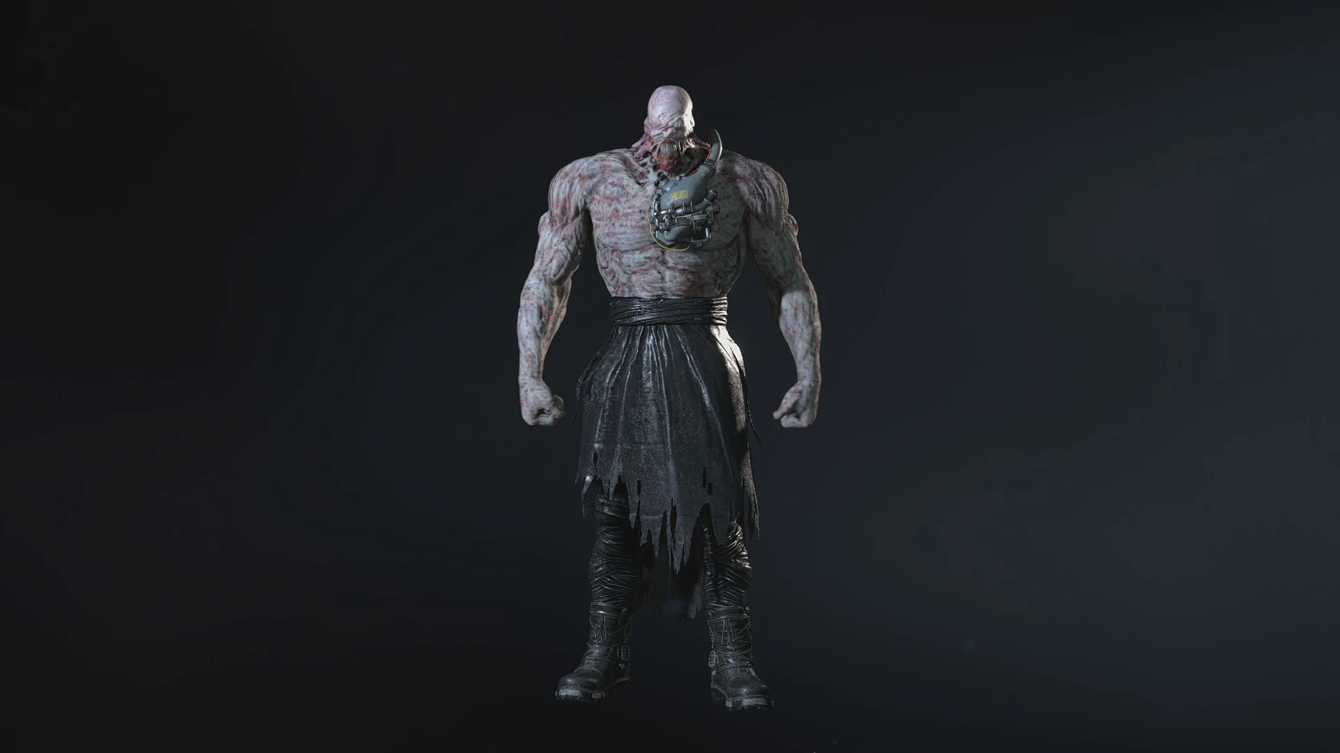Topless Nemesis At Resident Evil Re Verse Nexus Mods And Community